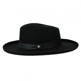 VICTORIA FELT FEDORA BLACK Hat - Brixton