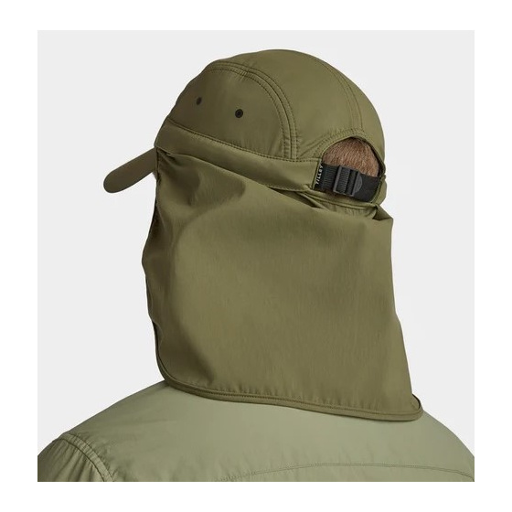 Olive Recycled Nylon Neck Guard Cap UPF50+ - Tilley