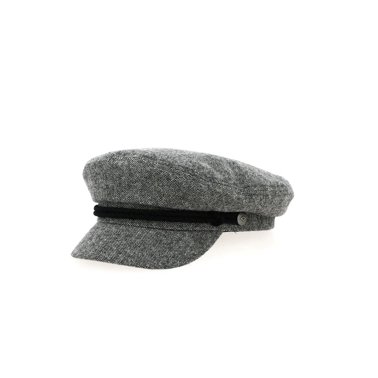 Casquette Marin Fiddler Cap Gris & Noir - Brixton