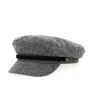 Casquette Marin Fiddler Cap Gris & Noir - Brixton