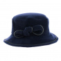 Bob Corine navy fleece hat - Traclet