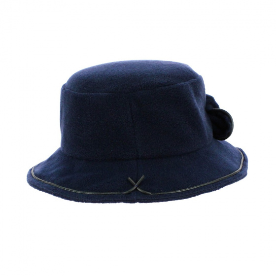 Chapeau Bob Corine polaire marine - Traclet
