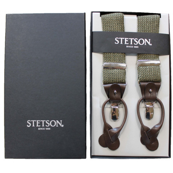 Vernazza Linen & Cotton Suspenders - Stetson