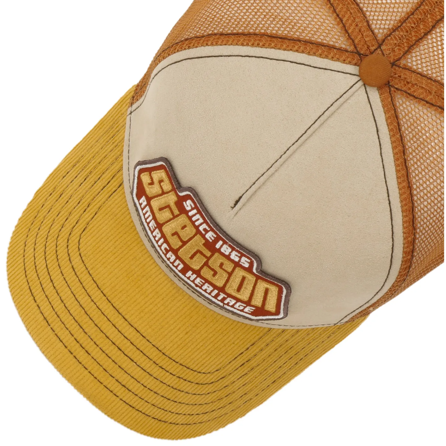 Casquette Trucker Coton American Heritage Brickstone - Stetson Reference : 539 | Chapellerie Traclet