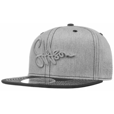 Casquette Snapback Visière Plate Grise - Stetson