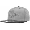 Casquette Snapback Visière Plate Grise - Stetson