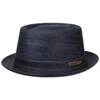 Oregon Denim Cotton Porkpie Hat - Stetson  Reference: 19617| Traclet Hat Shop