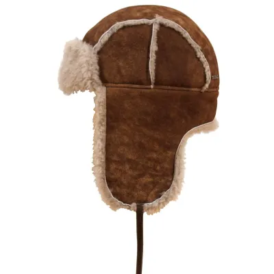 Sheepskin Leather Trapper Hat - Stetson Reference: 18422 | Traclet Hat Shop