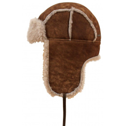 Brown Sheepskin Florida Trapper Hat - Stetson