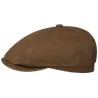 Casquette Brooklin Cowhide Cuir Marron - Stetson  Reference : 19624| Chapellerie Traclet