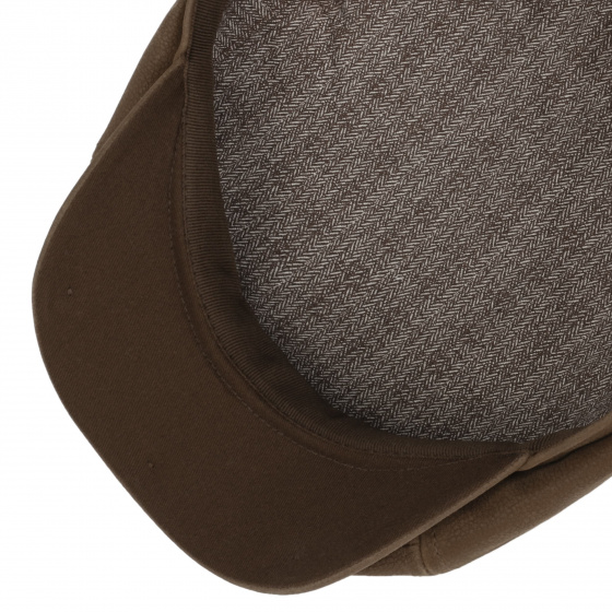 Casquette Brooklin Cowhide Cuir Marron - Stetson