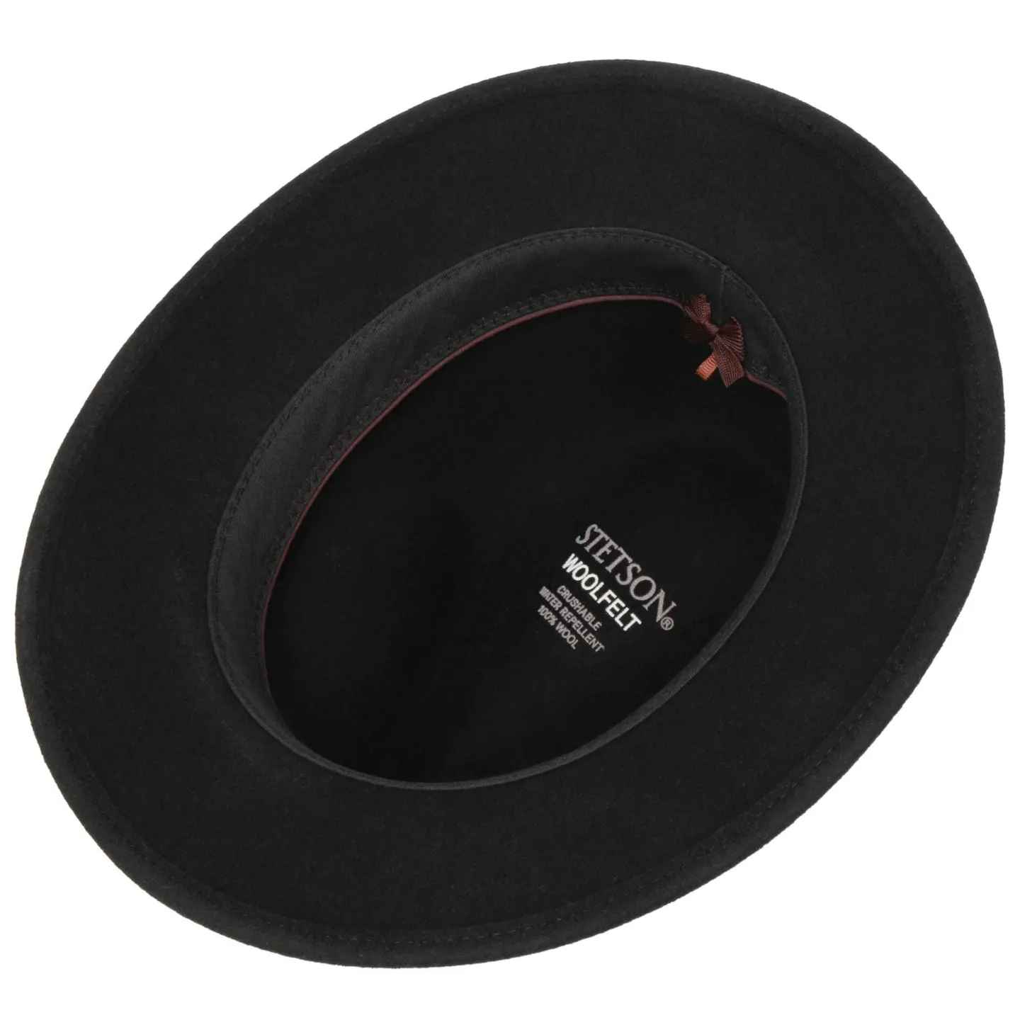Traveller Hat Benji Woolfelt Black - Stetson  Reference : 19627| Traclet Hat Shop