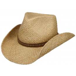 Chapeau Cowboy Clayton Proof Paille Naturel - Stetson