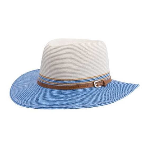 Chapeau Fedora Bella Ivoire Bleu UPF 50+ - House Of Ord