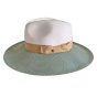 Fedora Fiona Hat White and Green UPF50+ - House of Ord