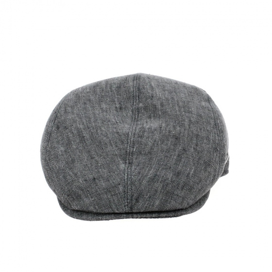 Adam Linen Anthracite Flat Cap UPF 40+ - City Sport