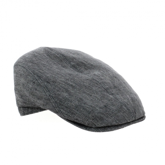 Adam Lin Anthracite Flat Cap - Traclet