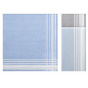 6 Jack Cotton Tricolor Striped Handkerchiefs - Traclet
