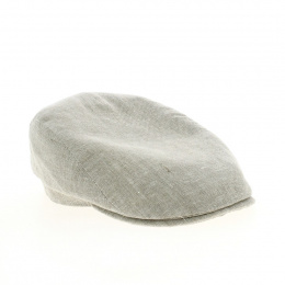 Beige Linen Aere Flat Cap - City Sport