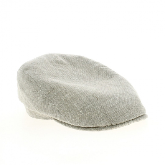 Beige Linen Aere Flat Cap - City Sport