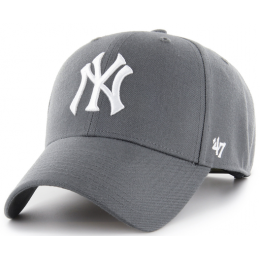 Grey NY Yankees Snapback Cap - 47 Brand