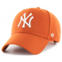 Yankees NY Orange Snapback Cap - 47 Brand