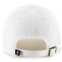 MLB NY Yankees White Strapback Baseball Cap - 47 Brand