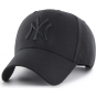 MLB NY Yankees Black Strapback Baseball Cap - 47 Brand