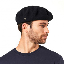 Campan 10.5 Inch Navy Beret - Heritage by Laulhère