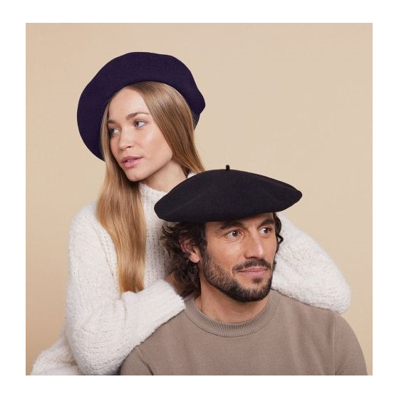 Campan Black Beret 10.5 Inches - Heritage by Laulhère