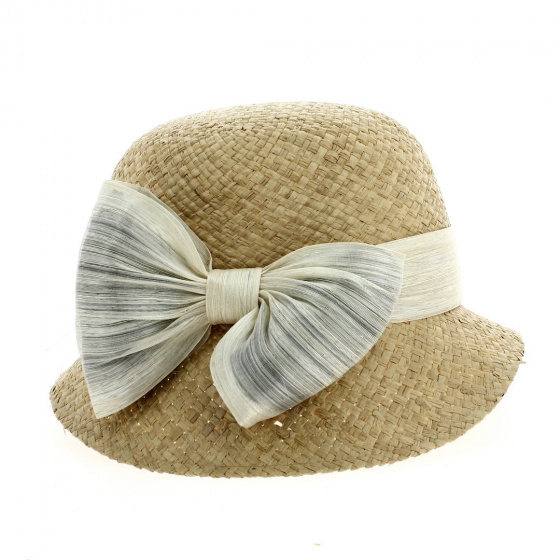 Chapeau Cloche Clara Paille Raffia - Traclet Chapeau Cloche Clara Paille Raffia - Traclet