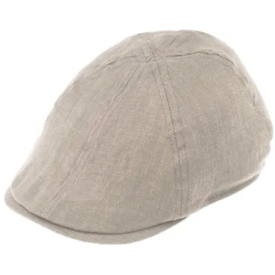 Casquette Yelding Bec De Canard Lin Beige -Traclet