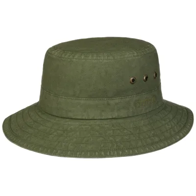 Bob Reston Organic Cotton Olive - Stetson  Reference: 19683| Traclet Hat Shop