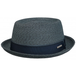 Blue Stanley Porkpie Hat - Stetson
