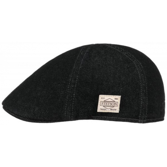Texas Leeds Denim Cap Black Cotton - Stetson