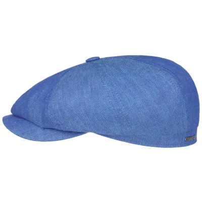 Stetson Hatteras Fairbank Herringbone Linen Cap UPF 40+ Reference: 19706 | Traclet Hat Shop