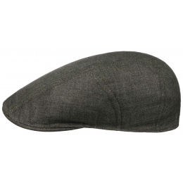 Stetson Madison Flat Cap Linen Olive UPF40+