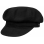 Black Cotton Newsboy Cap UPF 40+ - Stetson
