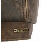 Hatteras Lambskin Leather Cap in Brown - Stetson