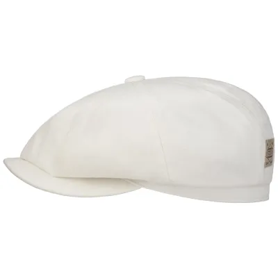Casquette Hatteras San Diego Coton Blanche UPF 40+ - Stetson  Reference : 19714| Chapellerie Traclet