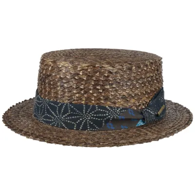Canotier Amsterdam Double Cannelure UPF 40+ -  Stetson  Reference : 19716  | Chapellerie Traclet