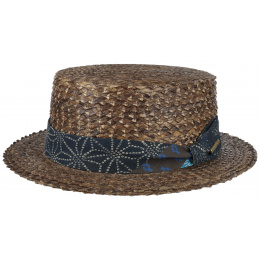 Amsterdam Double Grooved Boater UPF 40+ - Stetson