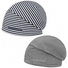 Reversible Long Cotton Ayden Beanie - Hammaburg