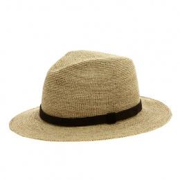 Traveller Maurice Raphia Hat Made in France Natural - Traclet