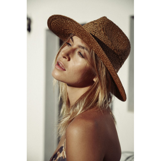Light Brown Paper Straw Traveller Arday Hat - Barts