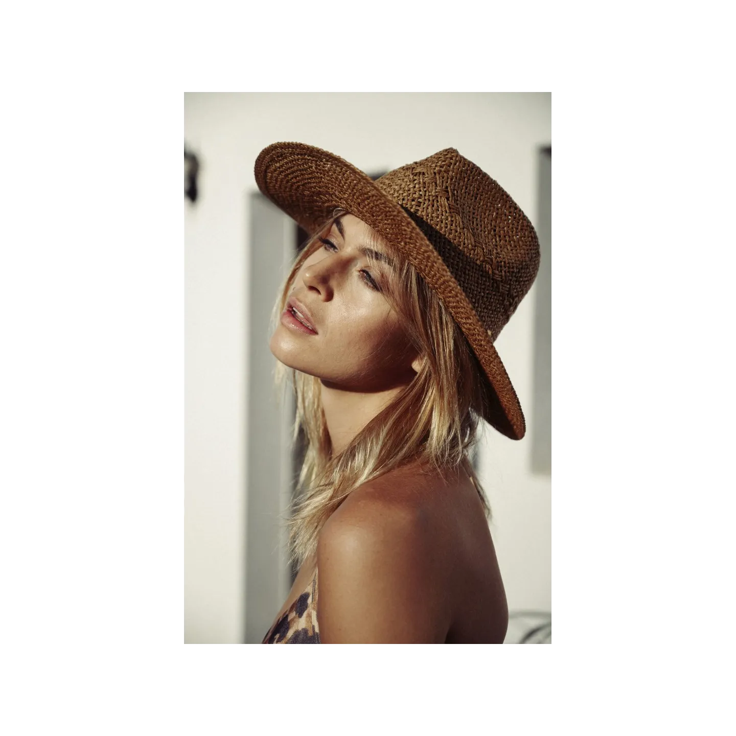 Chapeau Traveller Arday Paille Papier Marron Clair- Barts Reference : 19729| Chapellerie Traclet