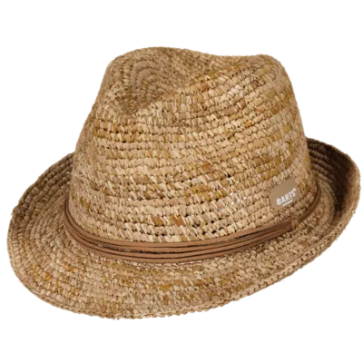 Natural Straw Orchilla Trilby Hat - Barts ref 19742 - traclet hat shop