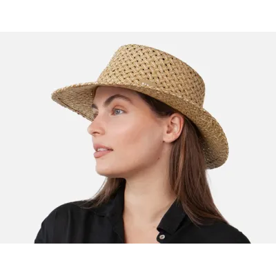 Chapeau Canotier Mundai Paille Papier - Traclet