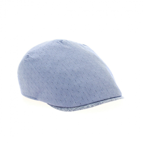 Casquette Plate Cellieu bleue UPF 40+ - Traclet