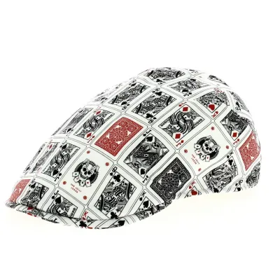Markobi Playing Cards Flat Cap - Traclet Reference: 19752| Traclet Hat Shop